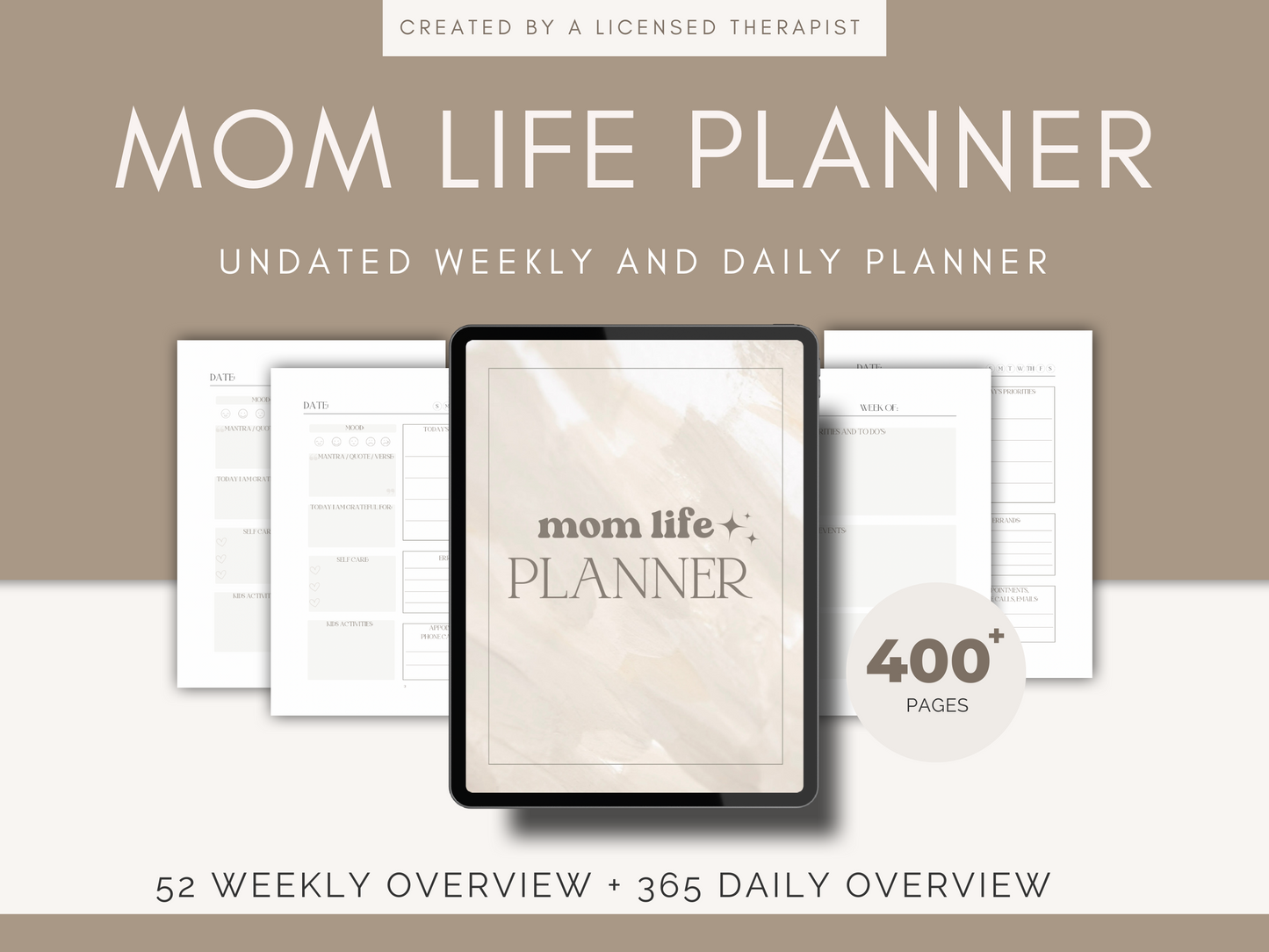 Mom Life Digital Planner - Undated