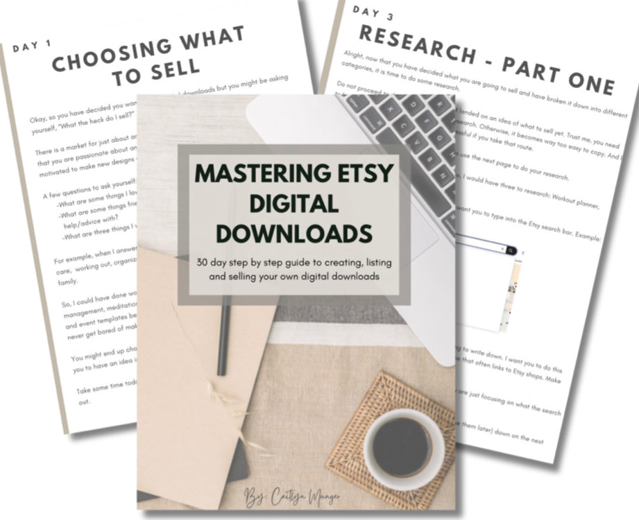 Mastering Etsy Digital Downloads
